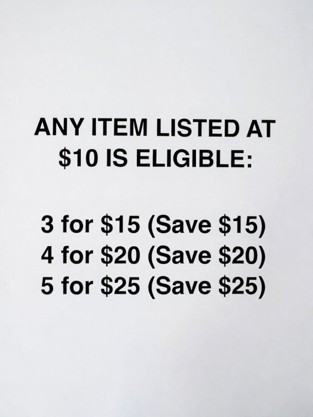 Sale